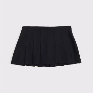 Abercrombie Black Pleated Mini Skort